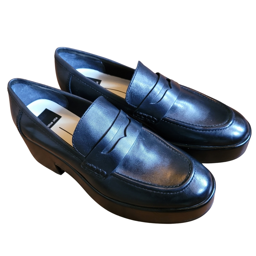 Dolce Vita Yanni Platform Black Shoes Sz 8.5